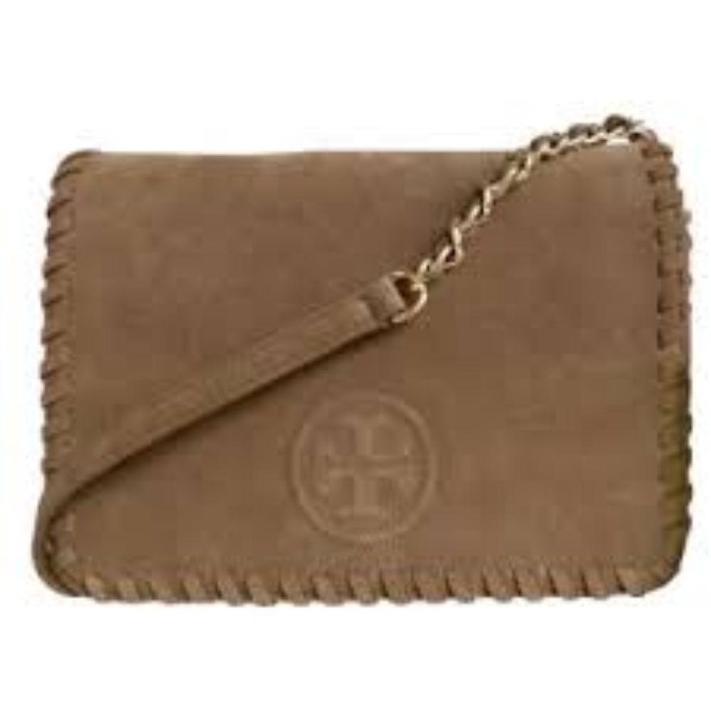 NWT Tory Burch Authentic Marion Suede Crossbody